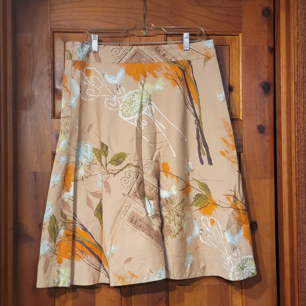 Jennifer Eden Sz14 Fall colored midi skirt